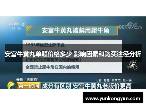 安宫牛黄丸单颗价格多少 影响因素和购买途径分析